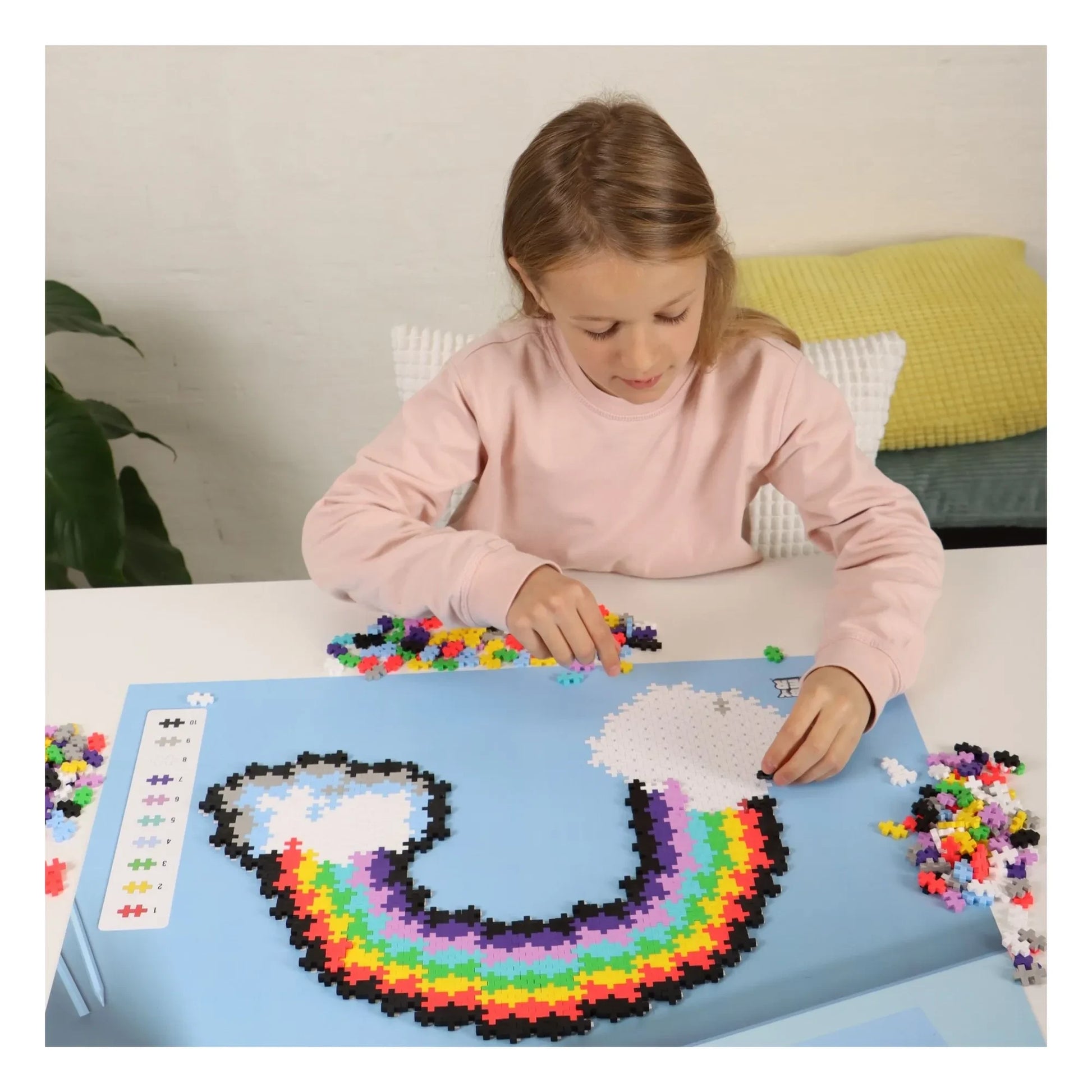 Plus-Plus - Rainbow puzzle - 500 pieces