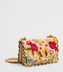 Small Silk Embellished Vain Shoulder Bag