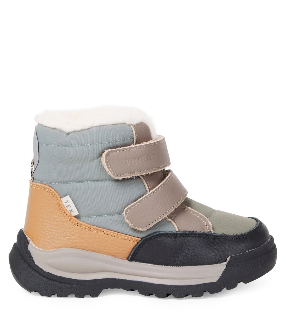 Wheat - Tex leather-trimmed boots