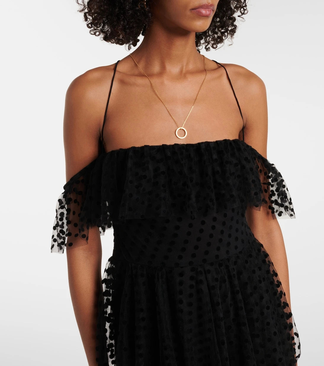 Alexandra Miro - Carmen tiered tulle maxi dress