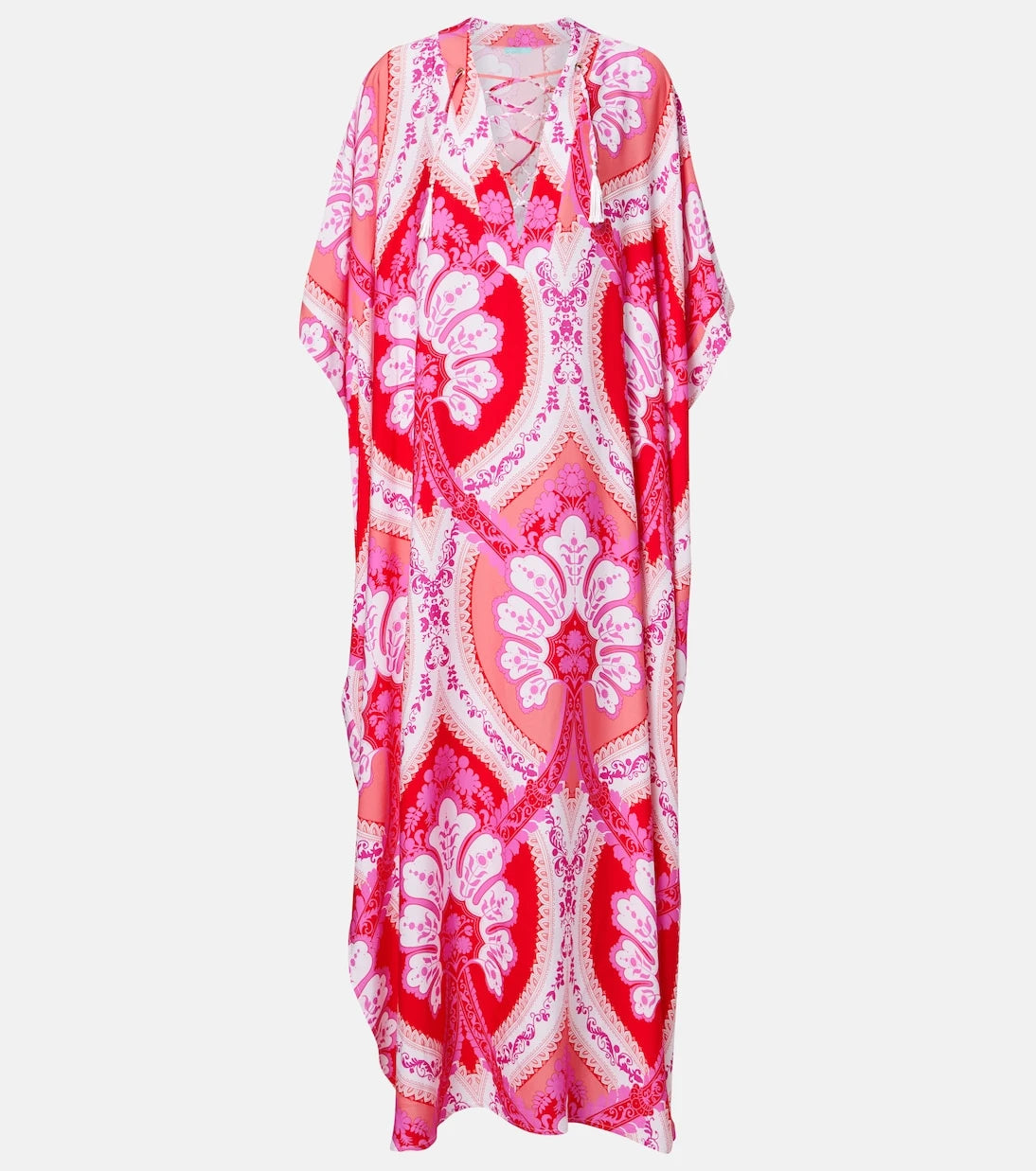 Melissa Odabash - Carlotta printed satin kaftan