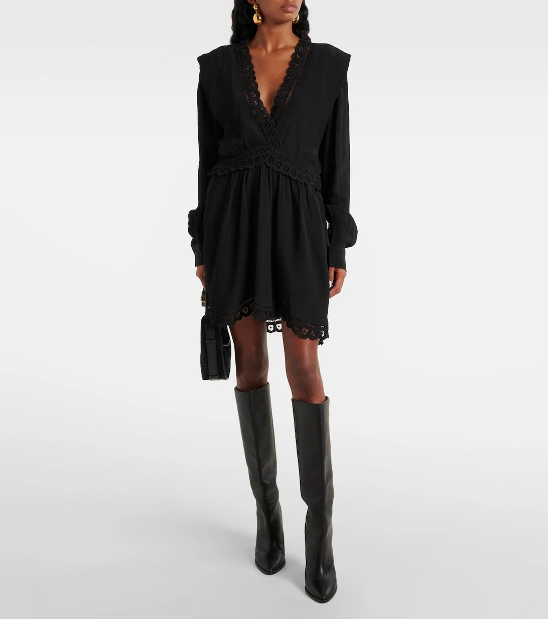Marant Etoile - Felie lace-trimmed minidress