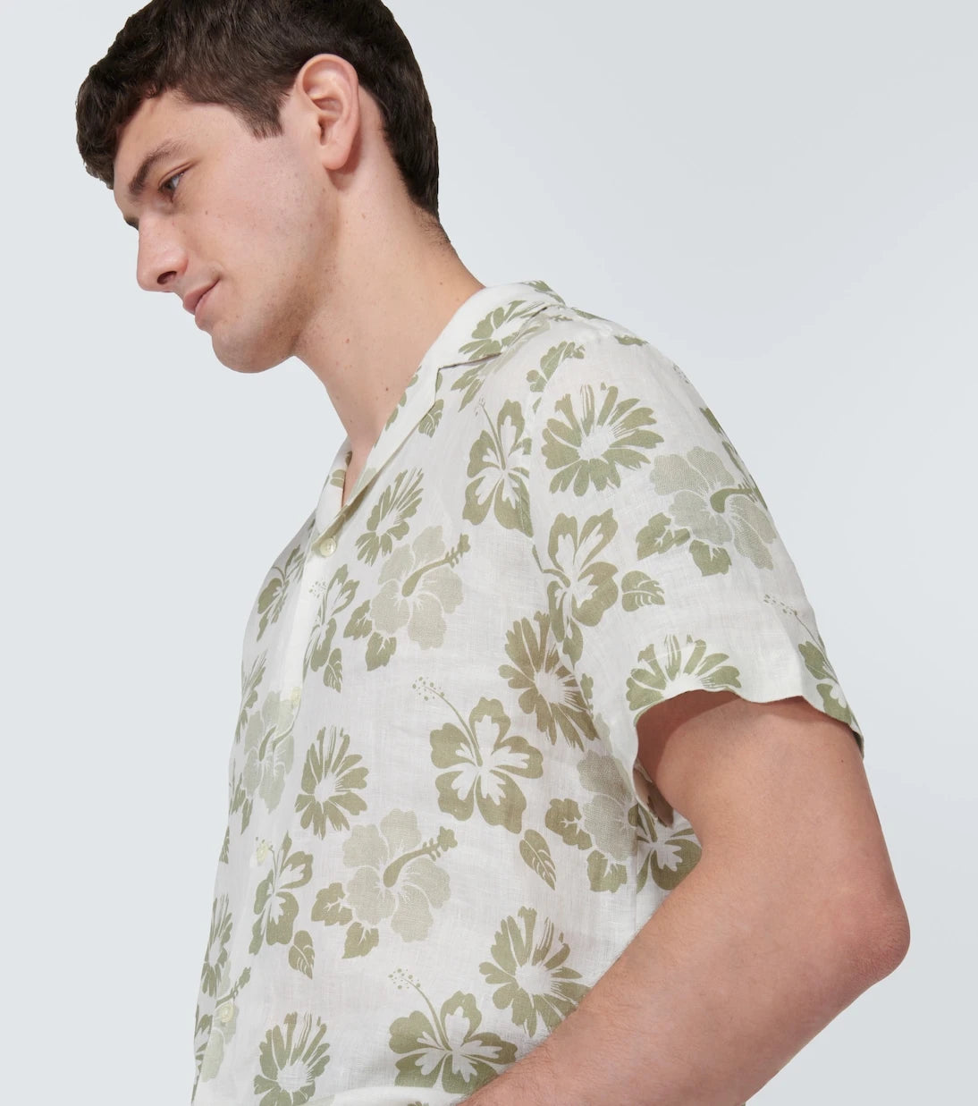 Frescobol Carioca - Petala Roberto floral linen shirt