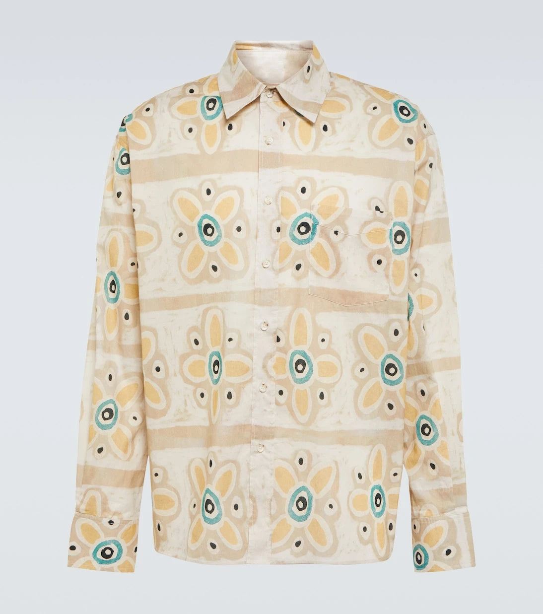 Commas - Printed cotton shirt