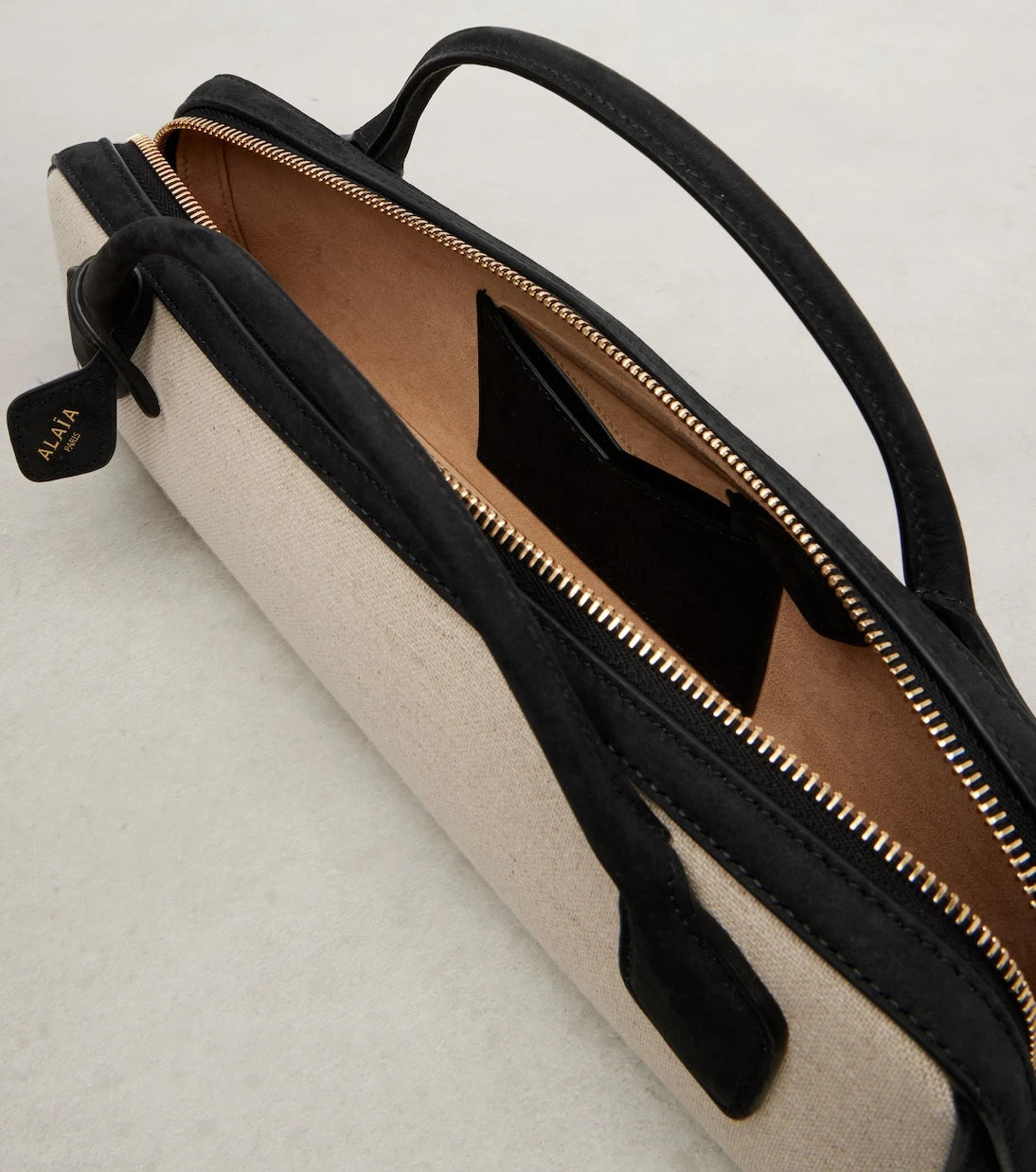 Alaïa - Le Teckel canvas clutch