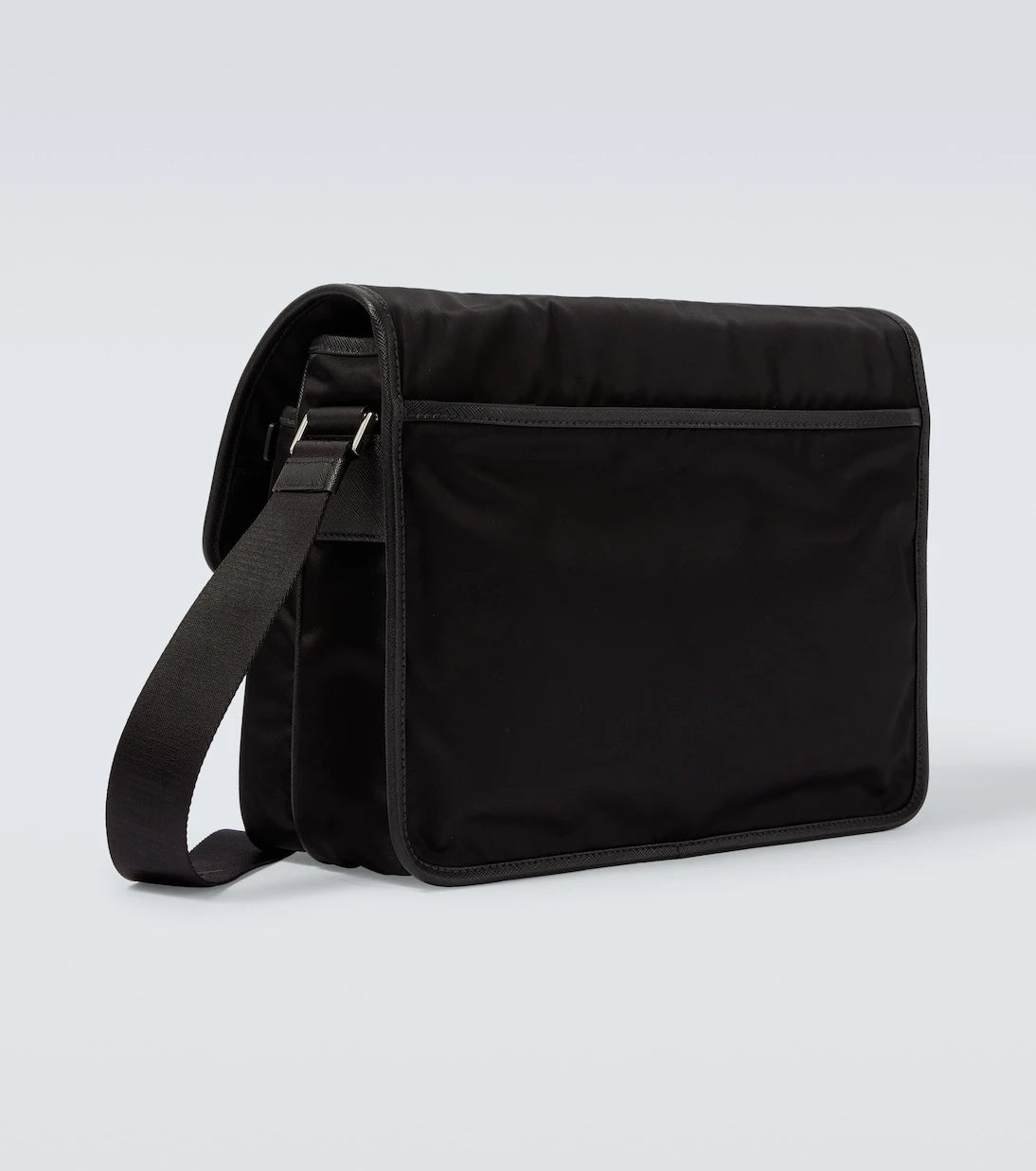Prada - Re-Nylon leather-trimmed messenger bag