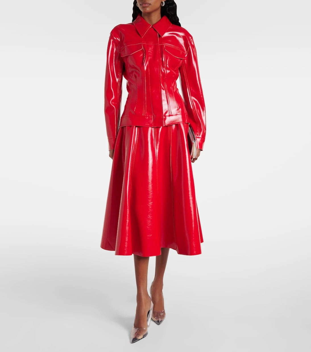 Norma Kamali - Faux leather jacket