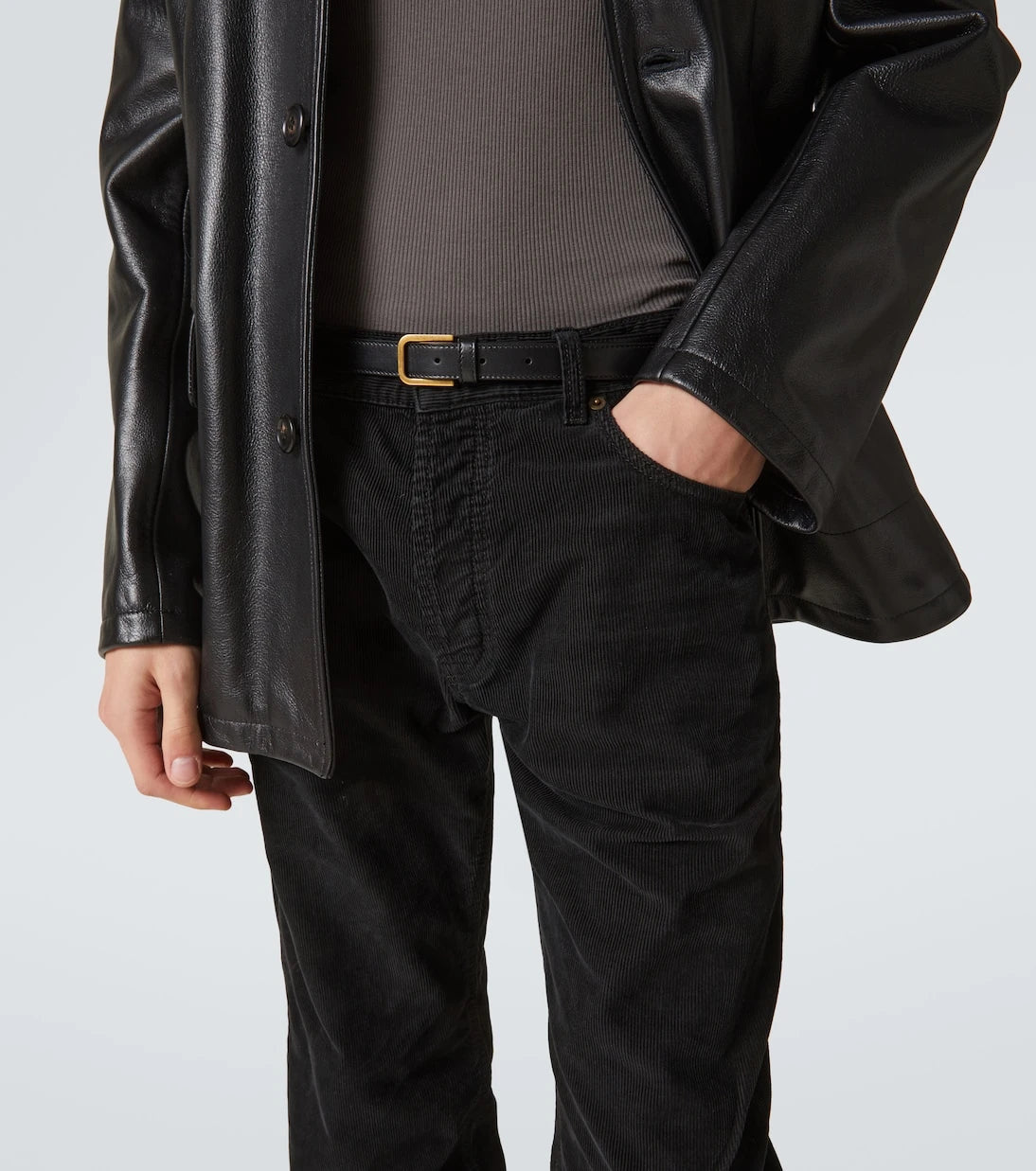 Saint Laurent - Leather belt