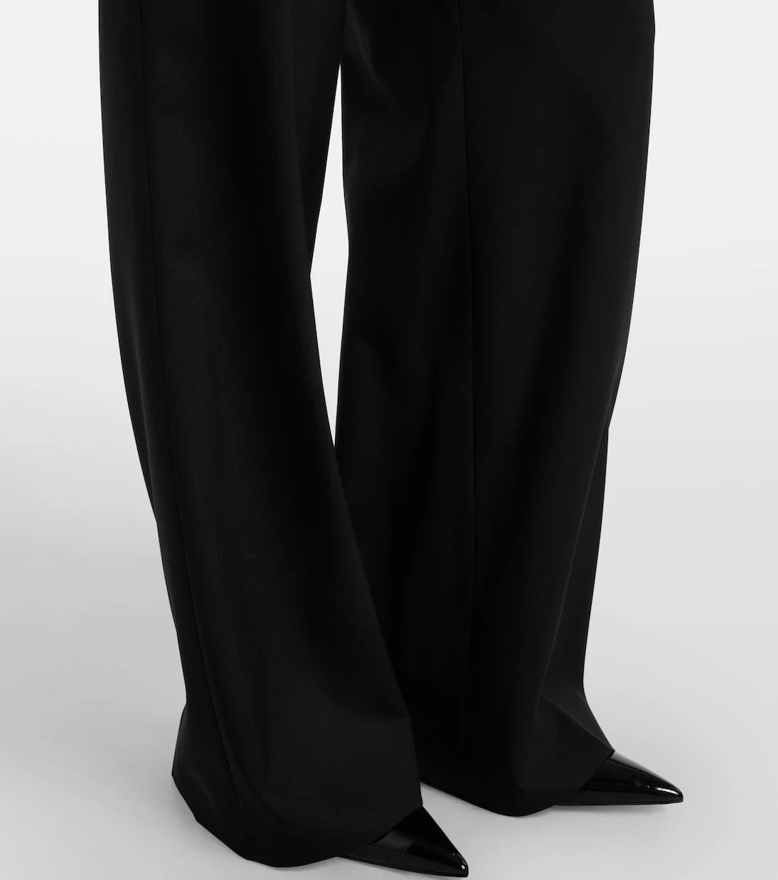 Gucci - High-rise wool straight pants
