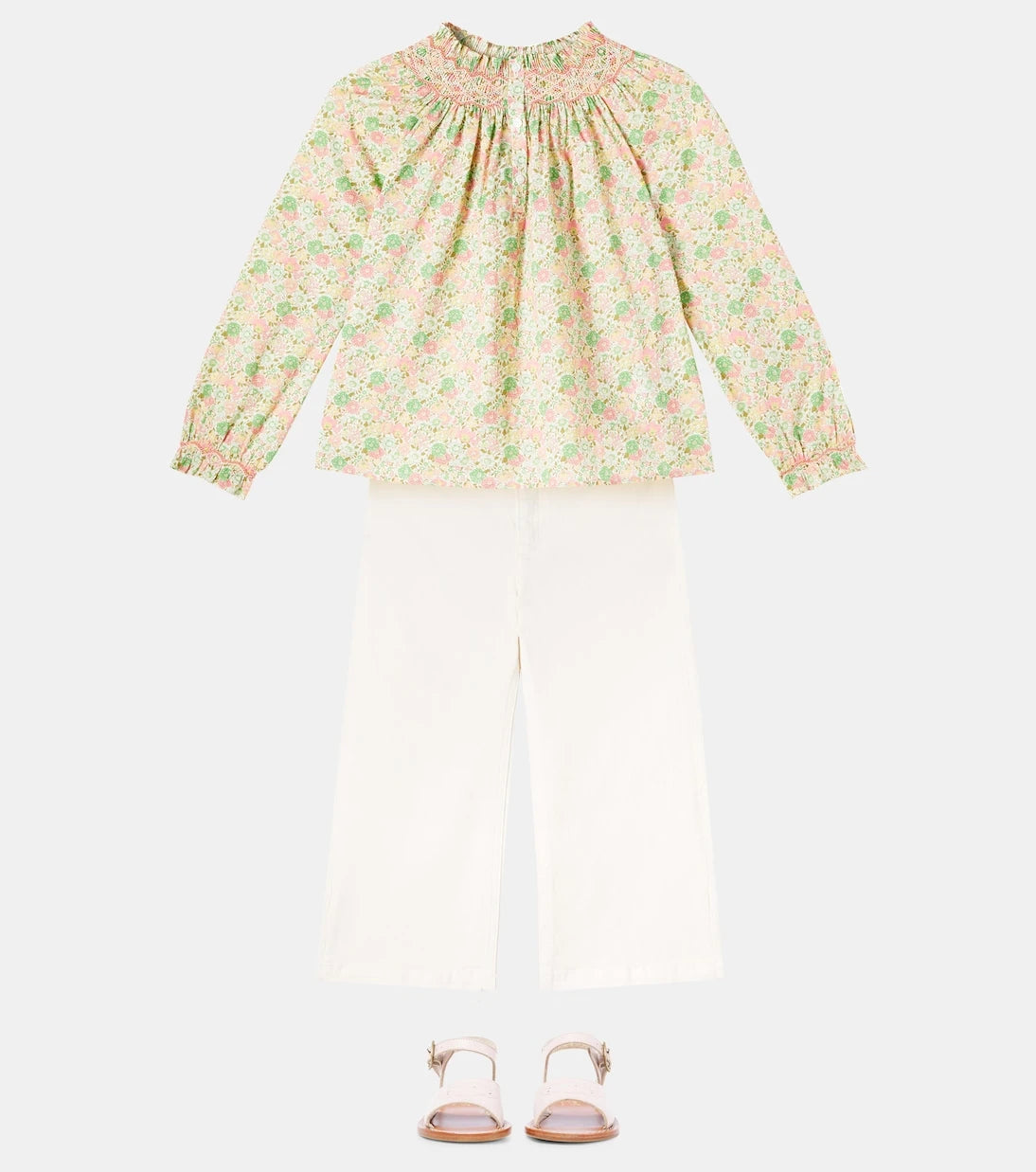 Bonpoint - Floral cotton blouse