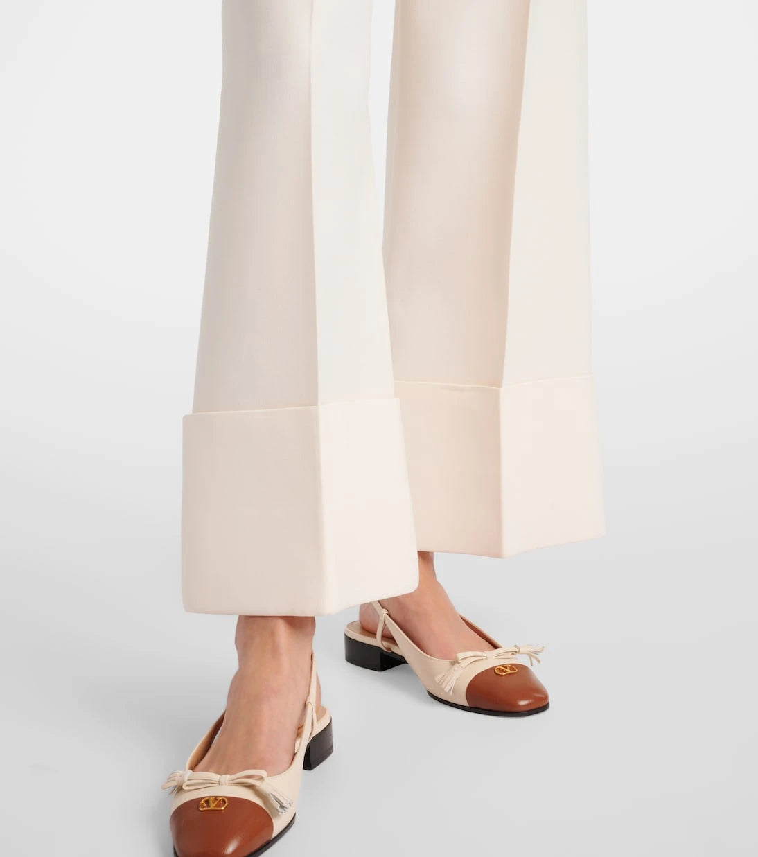Valentino - Crêpe Couture wide-leg pants