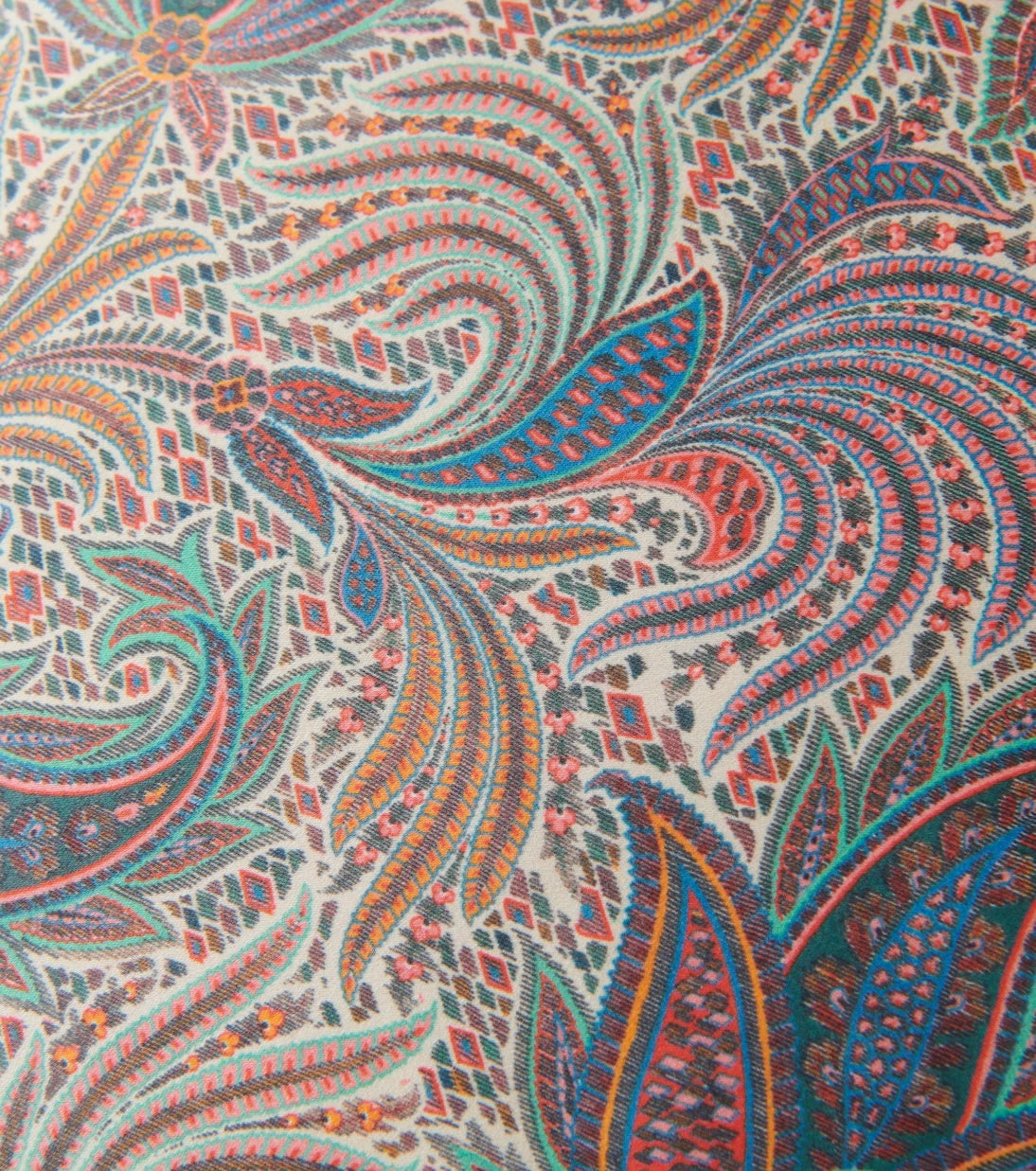 Etro - وسادة قطنية مطرزة