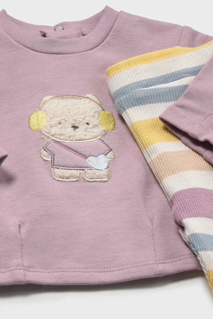 Mayoral Newborn pamuk ve elastanlı bebek seti