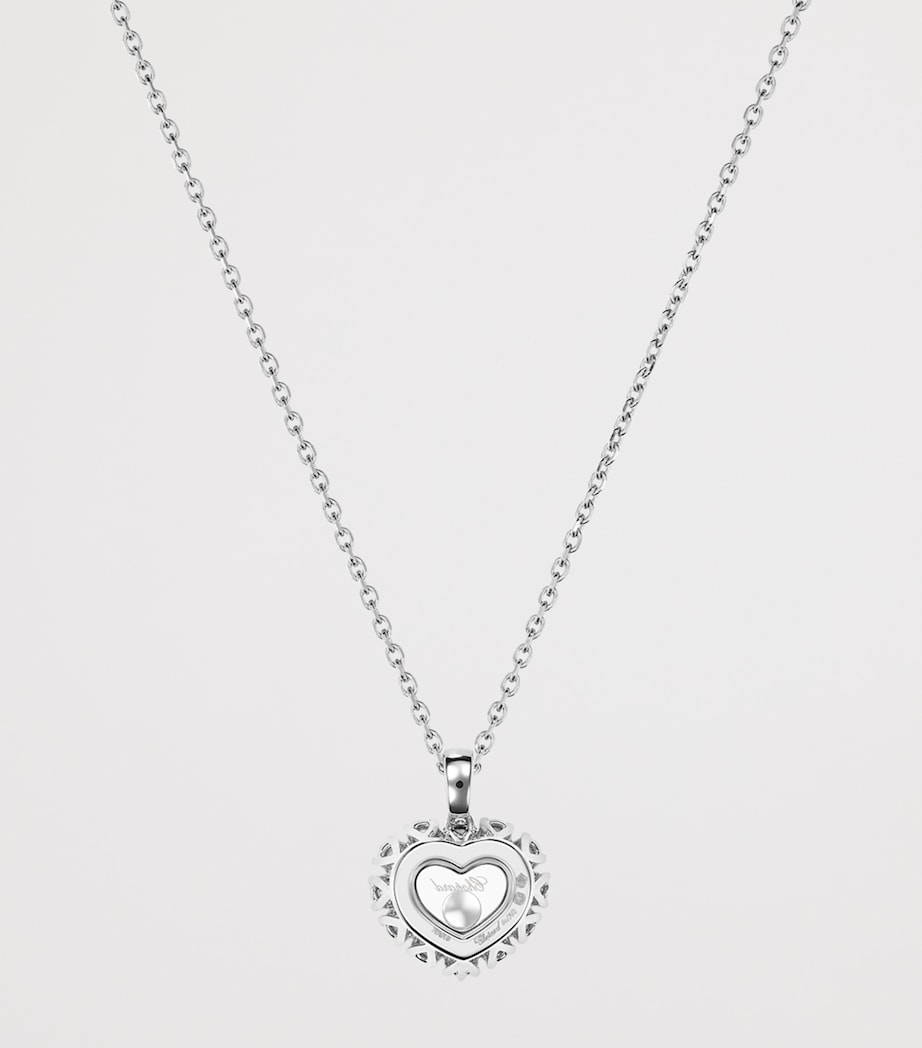 White Gold and Diamond Happy Diamonds Icons Joaillerie Pendant Necklace