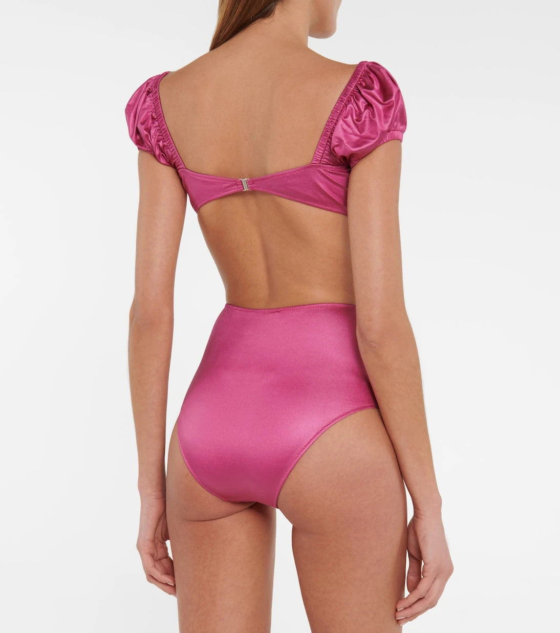 Alessandra Rich - Embellished off-shoulder bikini