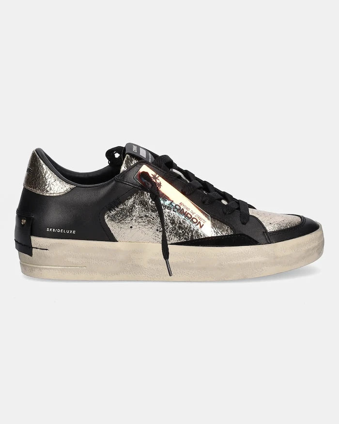 Crime London SK8 DELUXE WEDGE Deri Spor Ayakkabı