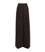 CAMILLA AND MARC Brown Suede Sonata Wide-Leg Trousers