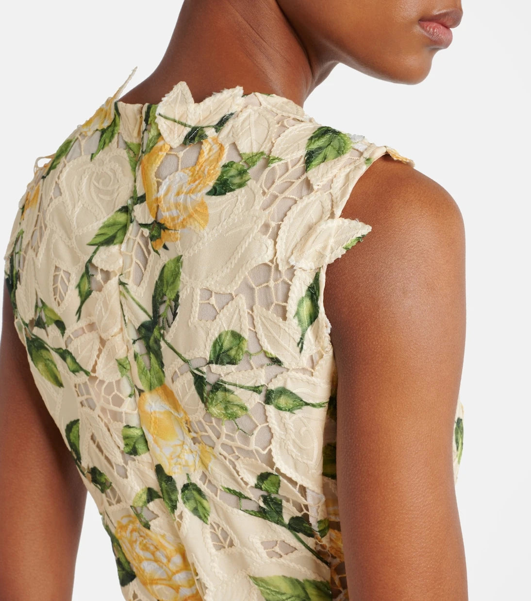 Oscar de la Renta - Printed midi dress