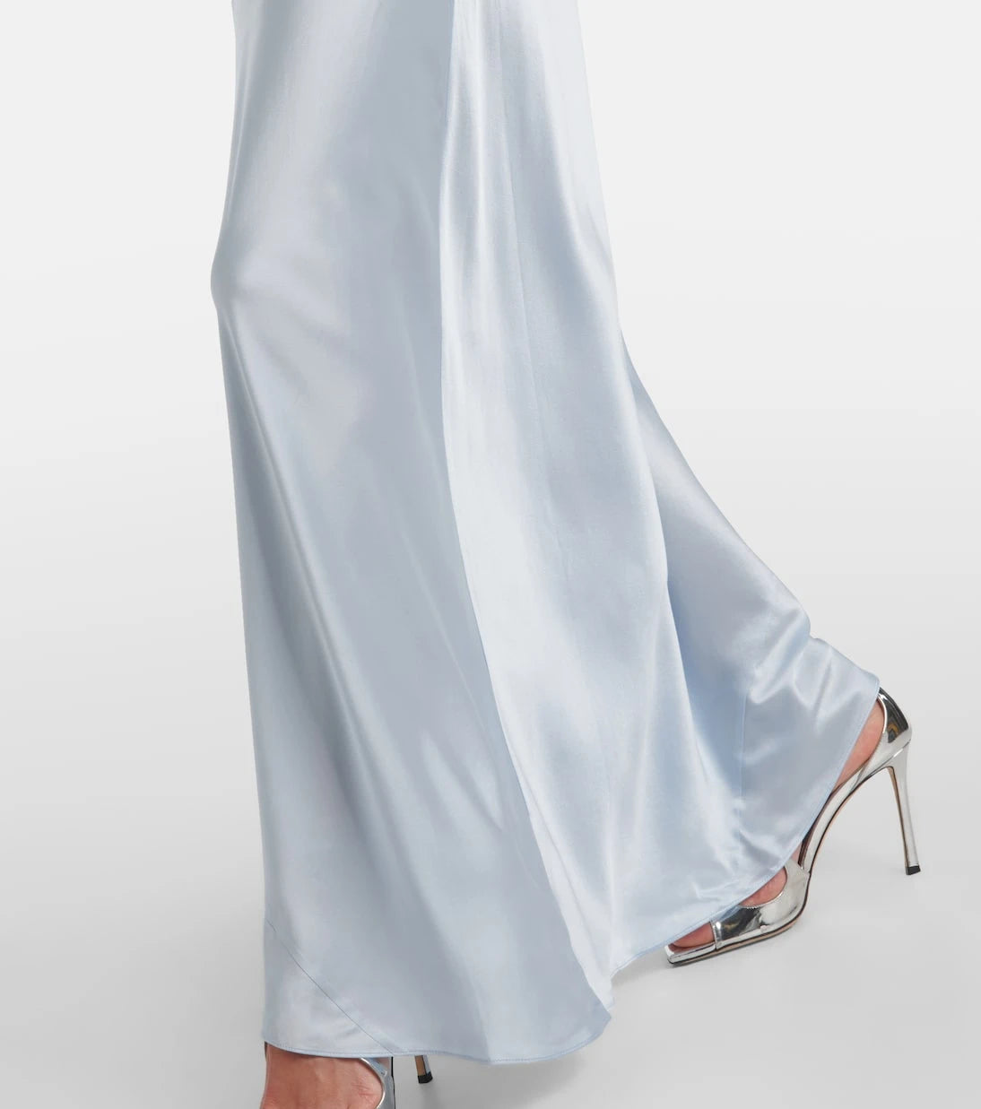 SIR - Lush gathered silk slip dress