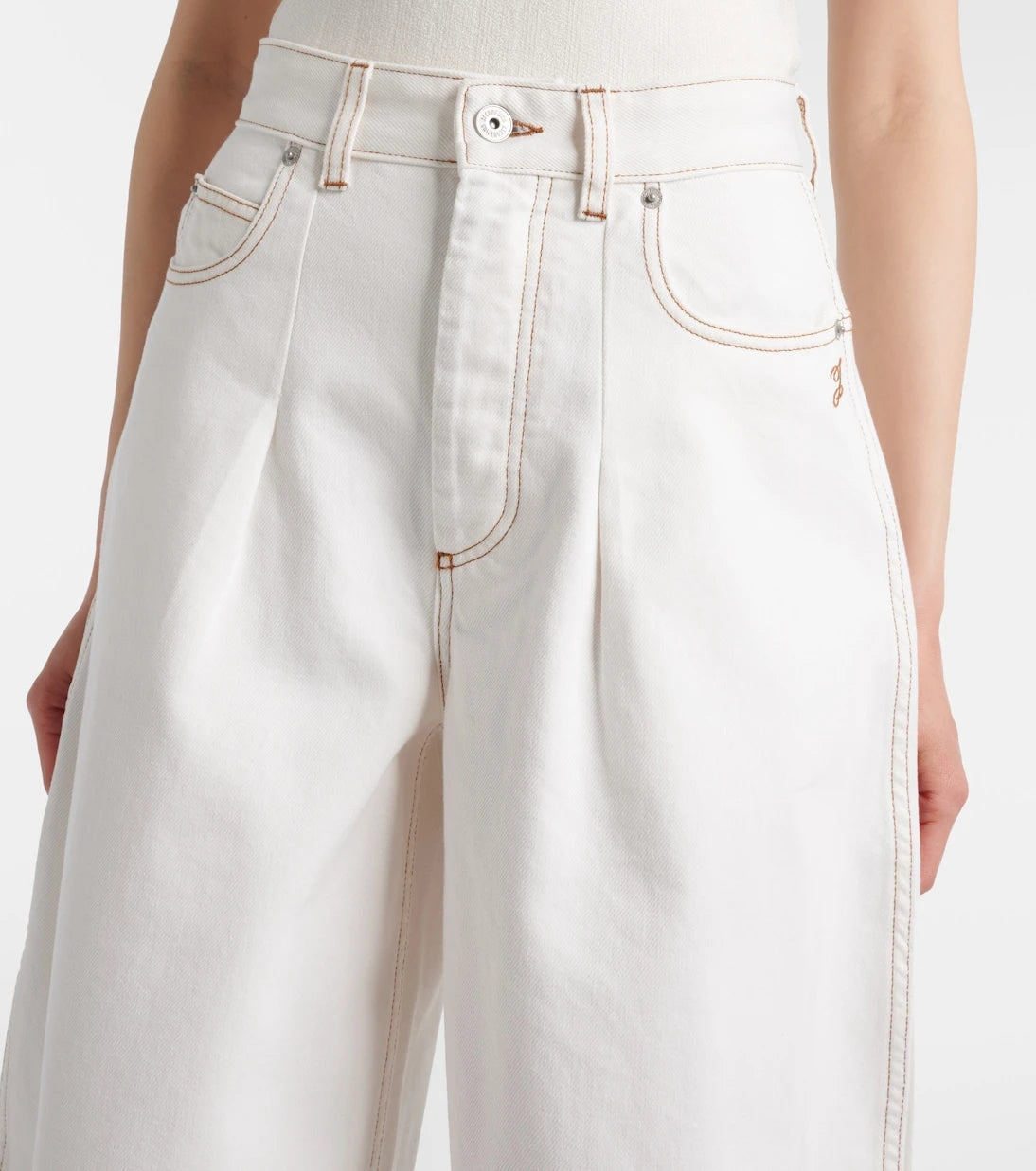 Jacquemus - Ovalo De-Nîmes barrel-leg jeans