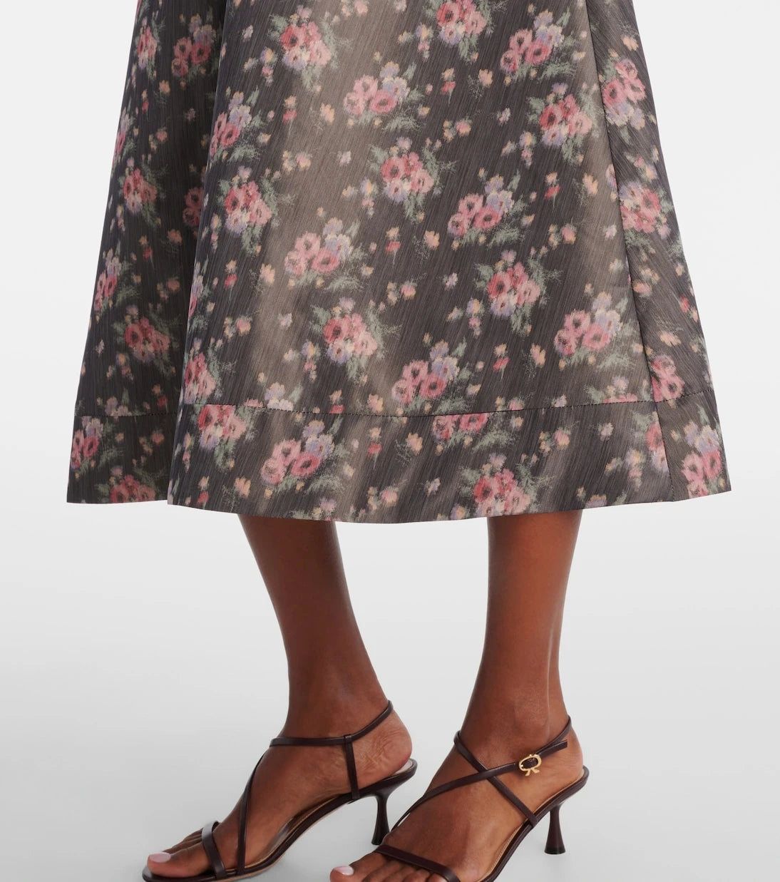 Markarian - Lunetta floral taffetta midi dress