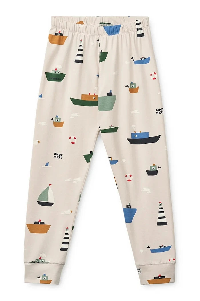 Детска пижама Liewood Wilhelm Printed Pyjamas Set