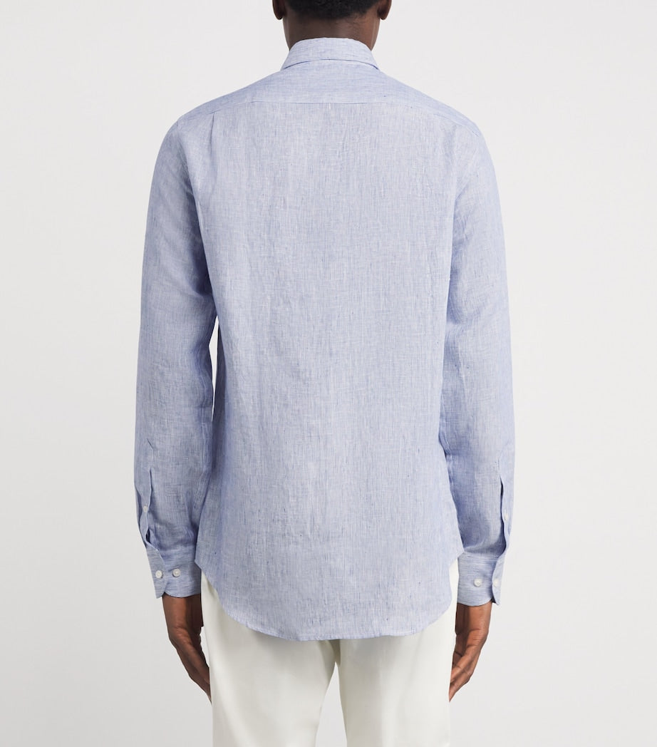 Paul & Shark Linen Stripe Shirt