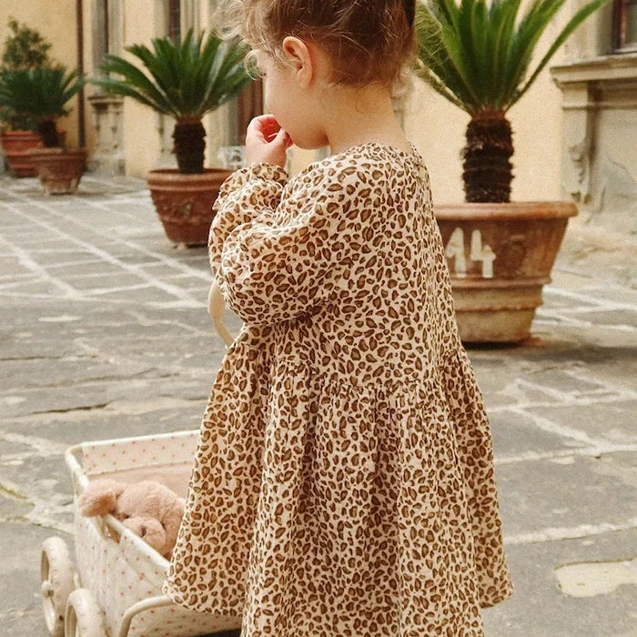 Детска памучна рокля Konges Sløjd COCO DRESS GOTS