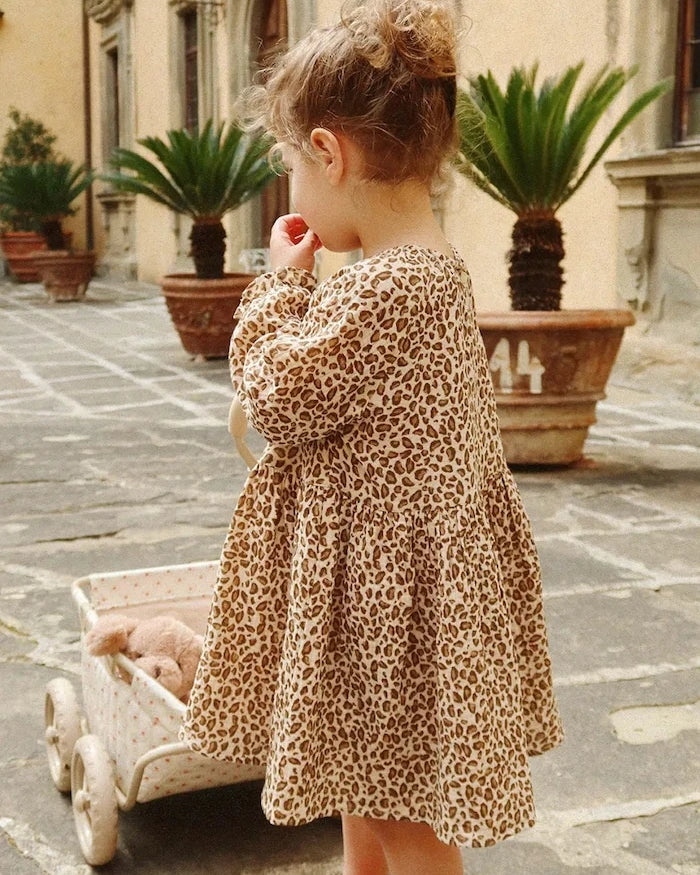 Konges Sløjd COCO DRESS GOTS Çocuk Pamuk Elbise