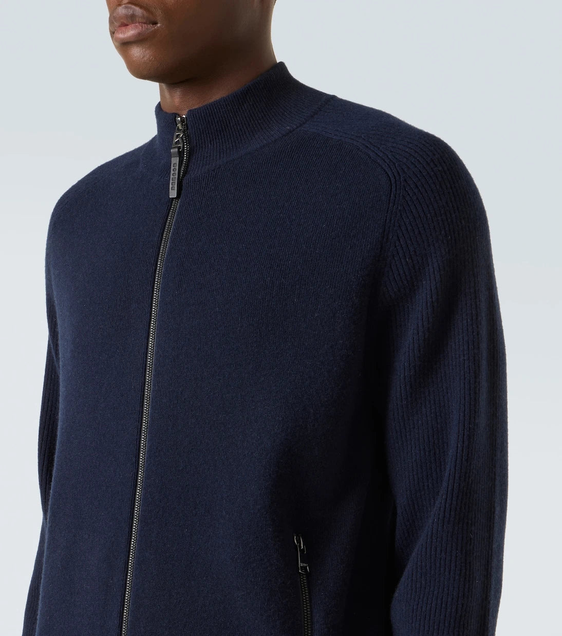 Bogner - Dexter wool and cashmere zip-up sweater