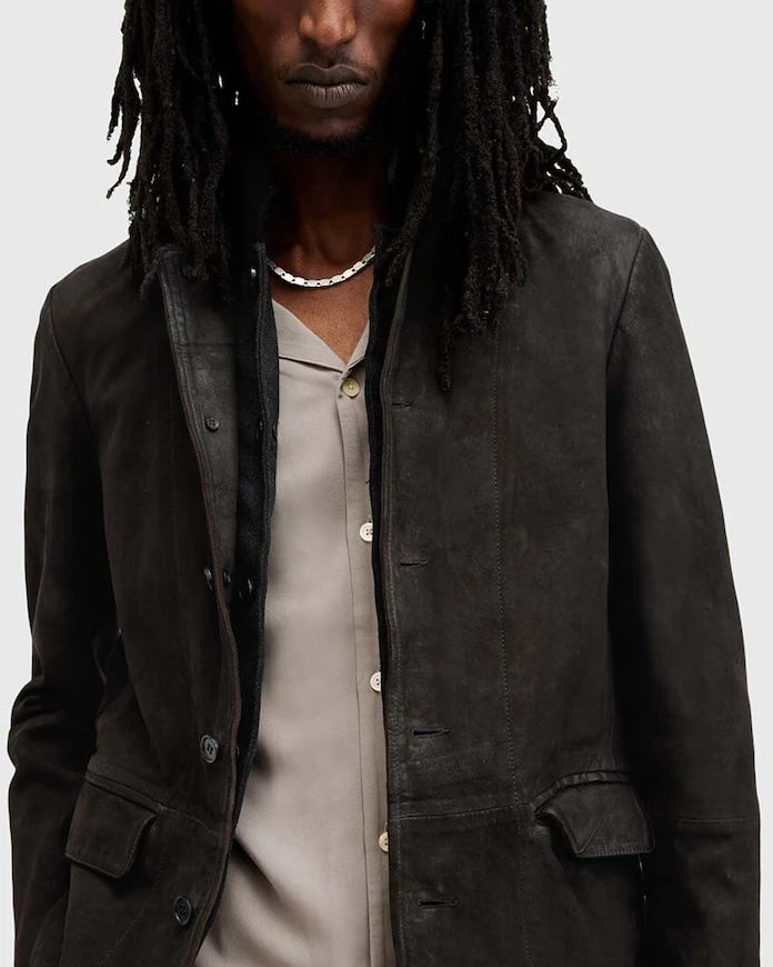 AllSaints SURVEY LTHR BLAZER Deri Ceket