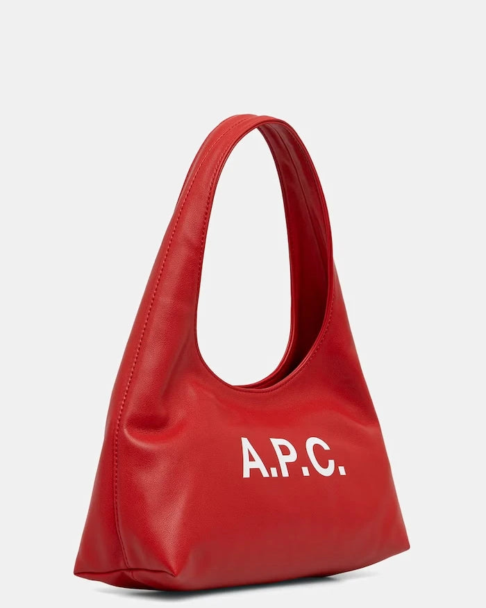 A.P.C. чанта тип хобо дамска от имитация на кожа baby ninon shoulder