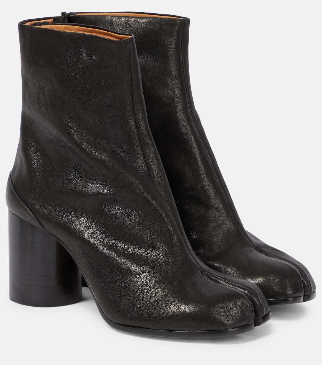 Maison Margiela - Tabi leather ankle boots