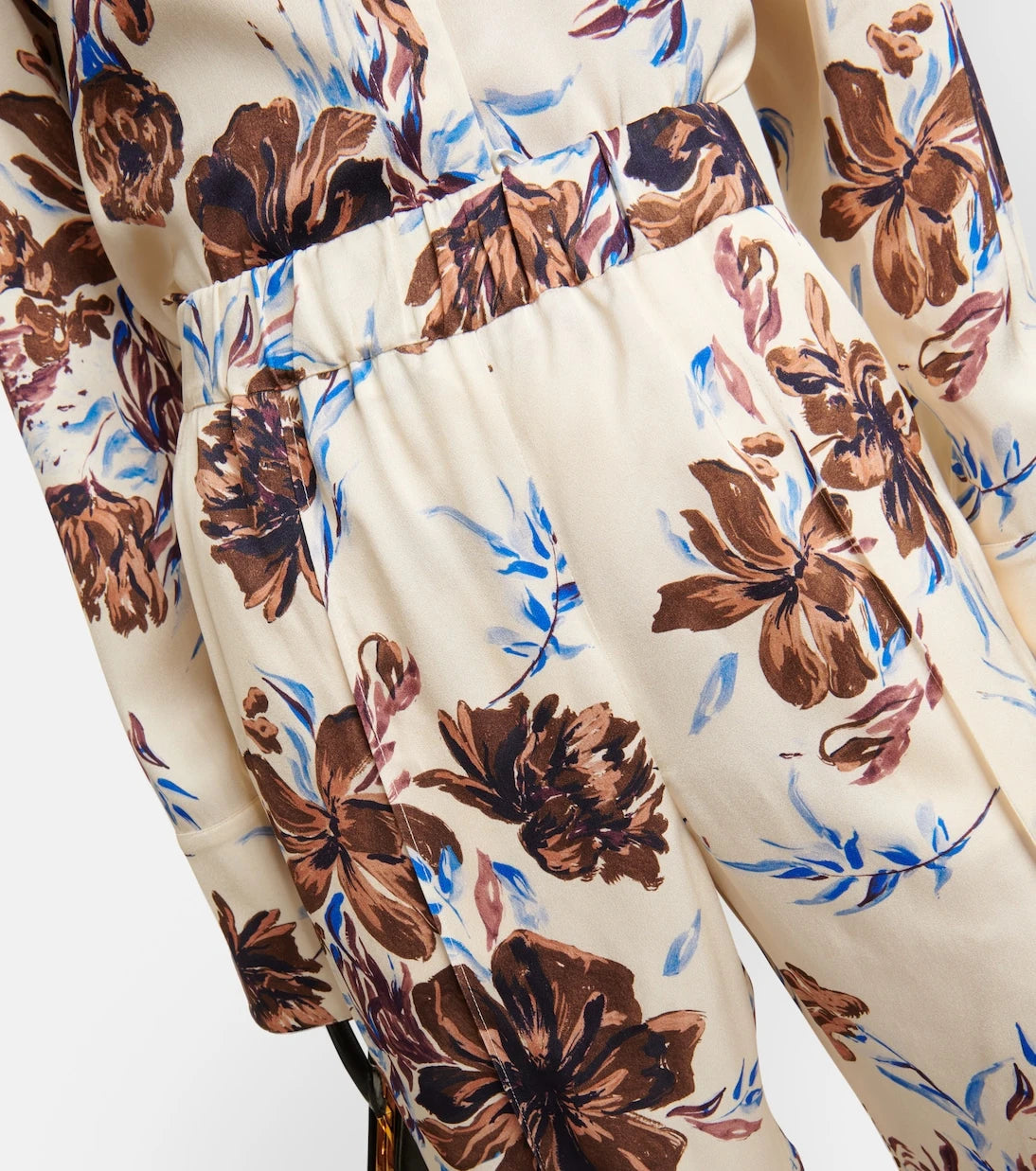Jil Sander - Floral high-rise wide-leg pants