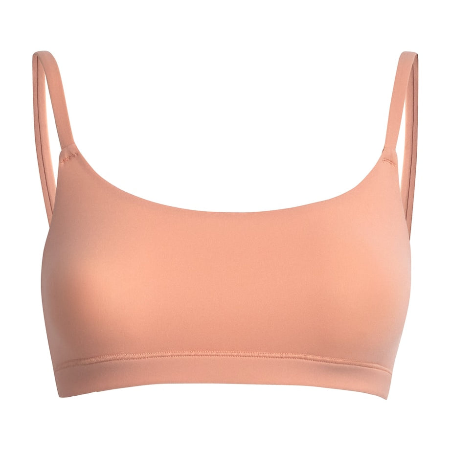 Skims Orange Fits Everybody Scoop-Neck Bralette
