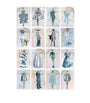 Cole & Son x Harrods Interior Design 175 Anniversary Edition Couture Carousel Window Wallpaper - China Blue Pearl