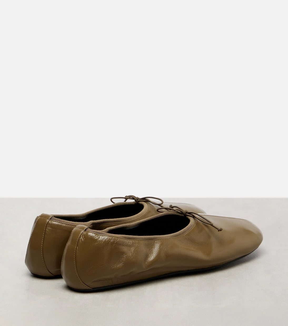 Phoebe Philo - Gathered leather ballet flats