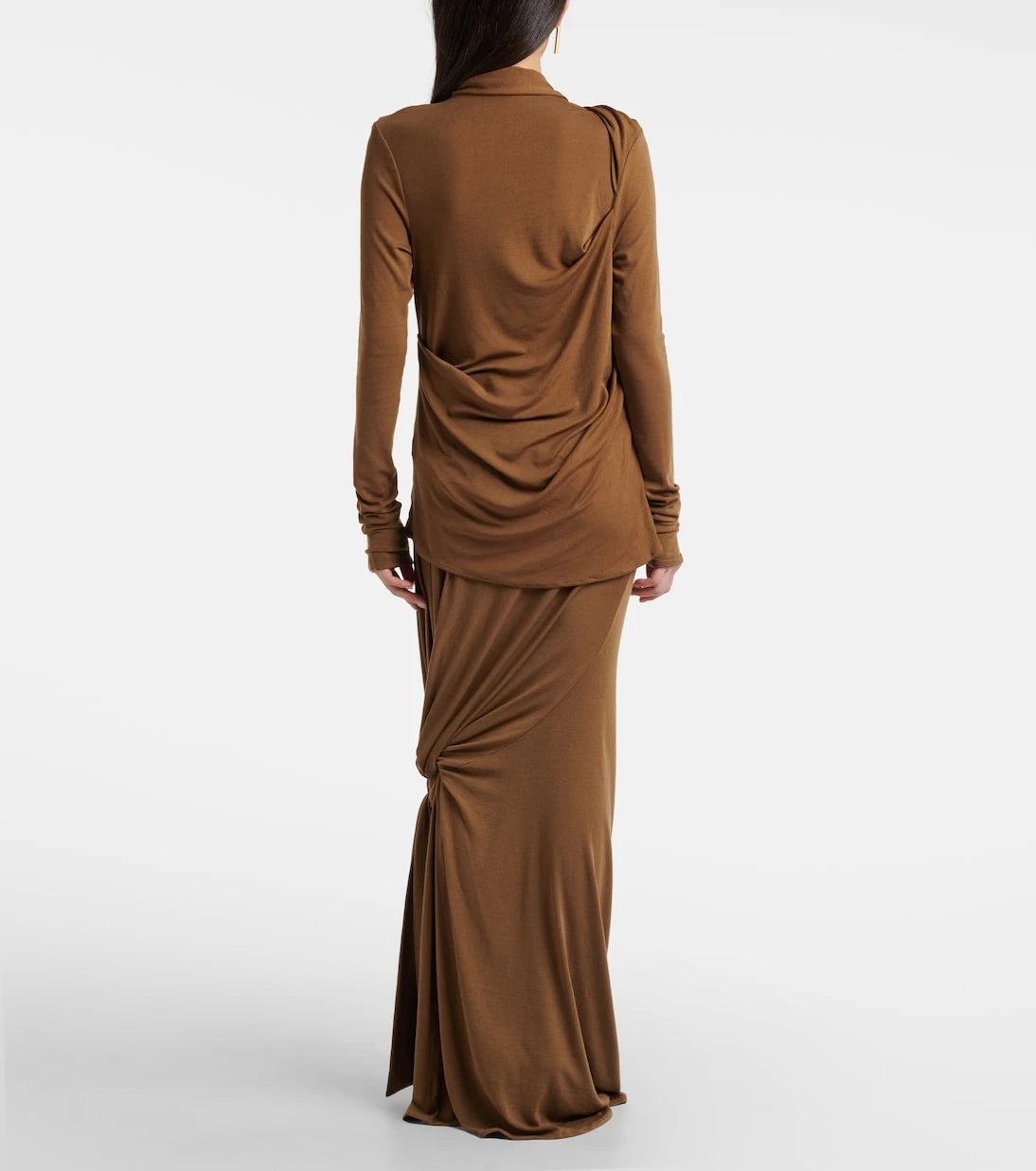 Entire Studios - Draped jersey top