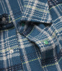 Blue Cashmere Tartan Overshirt
