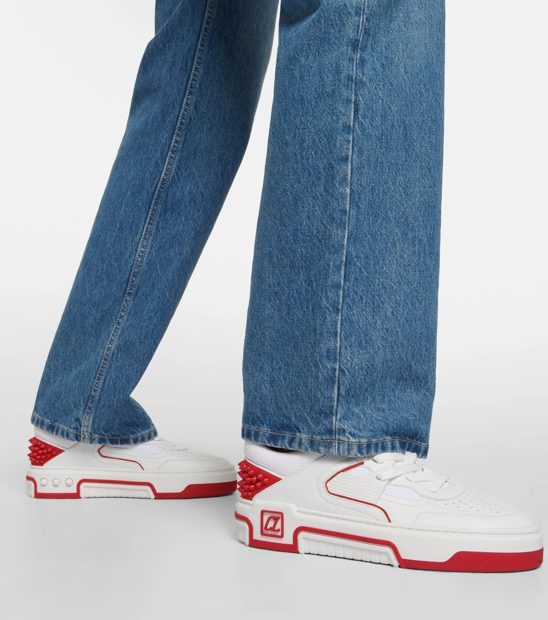 Christian Louboutin - Astroloubi leather sneakers