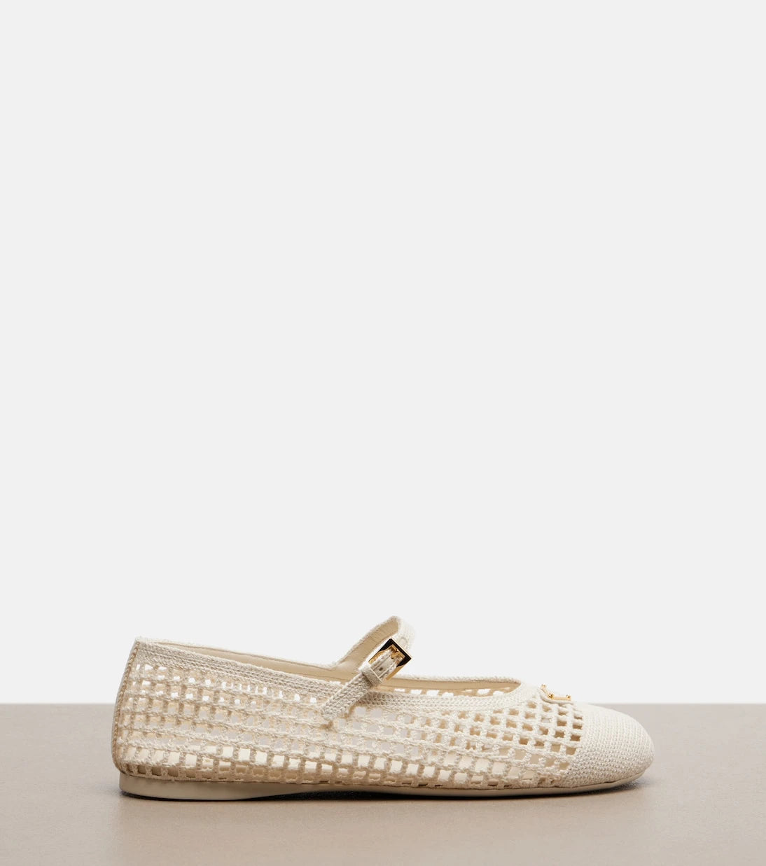 Prada - Crochet ballet flats