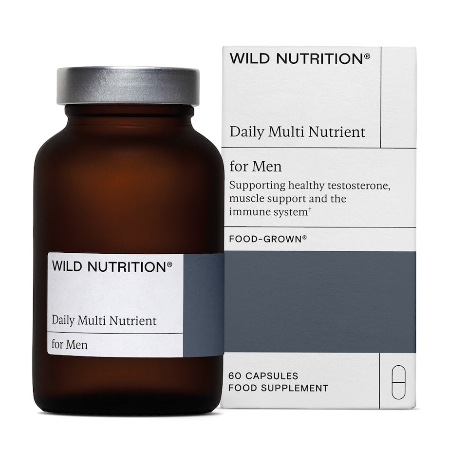 Wild Nutrition Food-Grown Daily Multi Nutrient for Men (60 Capsules)