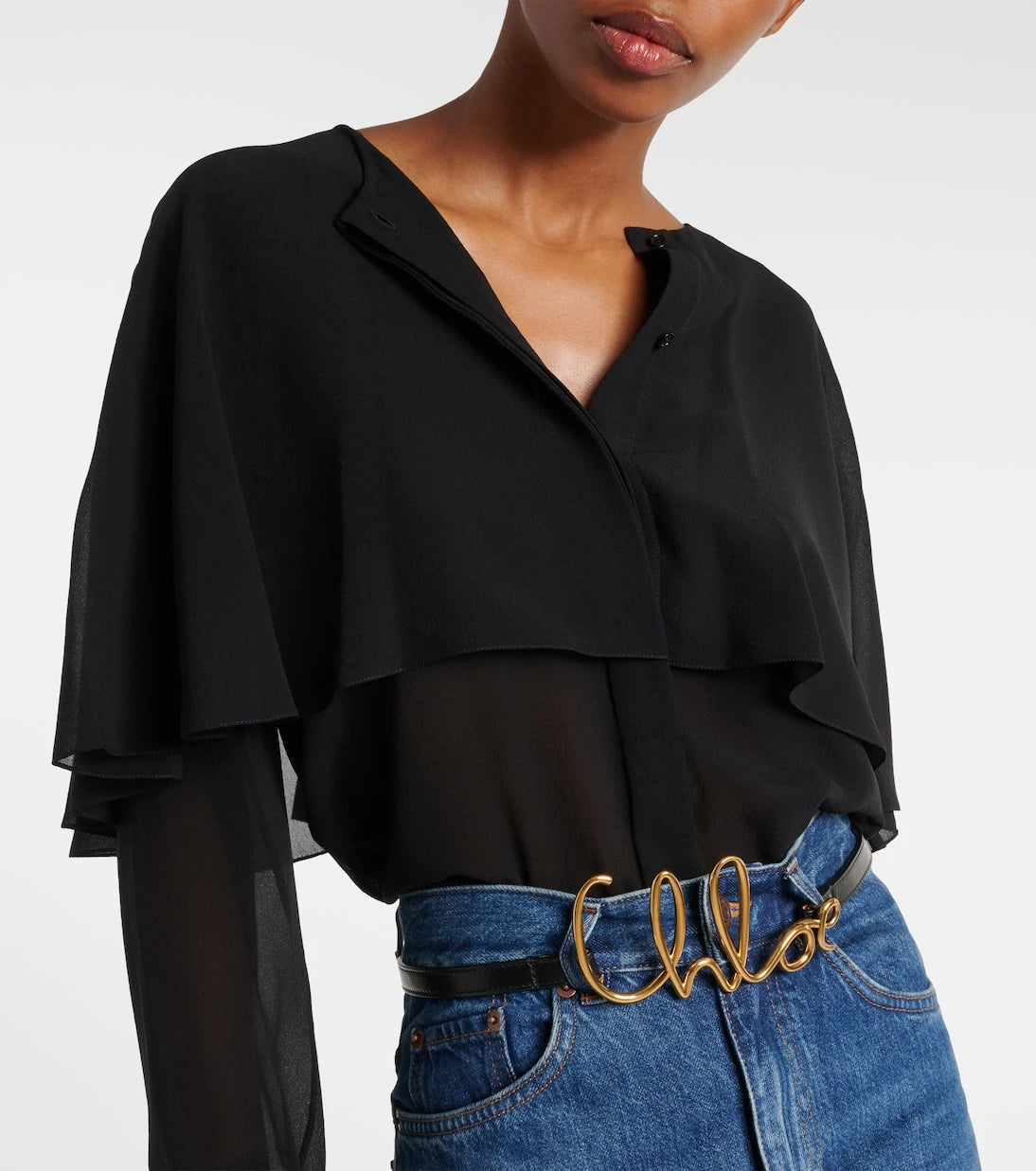 Chloé - Chloé Iconic slim leather belt