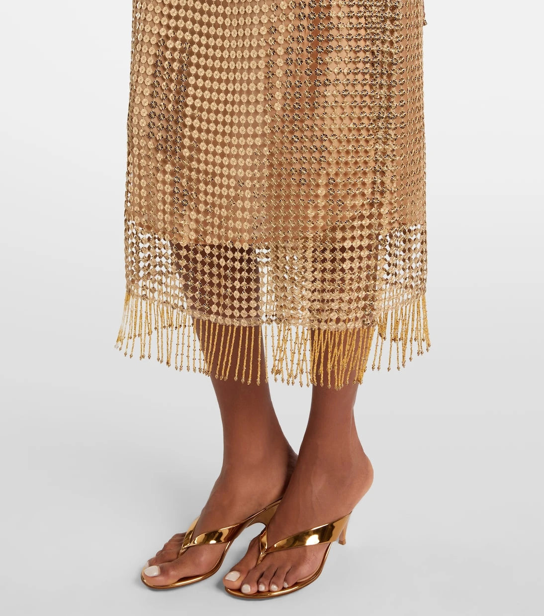 Roberto Cavalli - Embellished wrap skirt