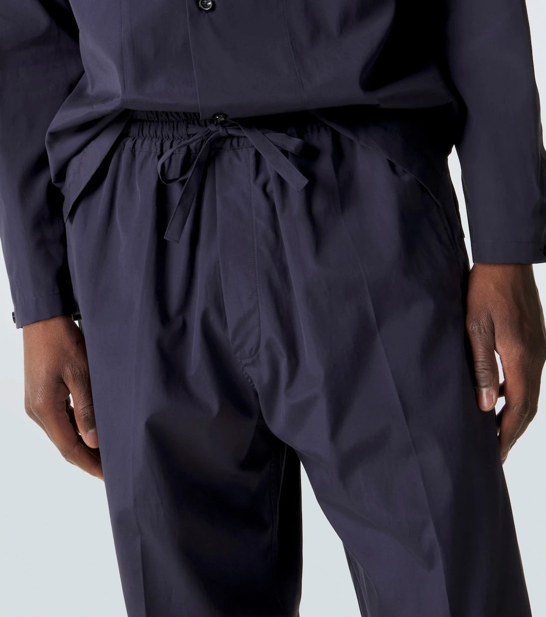 Umit Benan - Julian cotton and silk straight pants