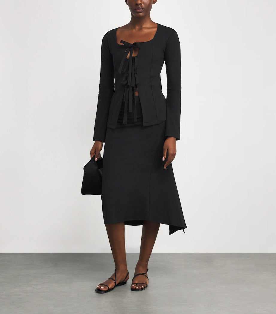 Nadine Mos Red Ebony Slip Skirt