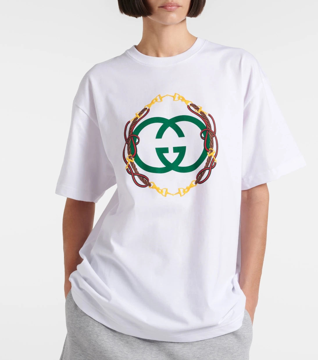 Gucci - Interlocking G cotton jersey T-shirt
