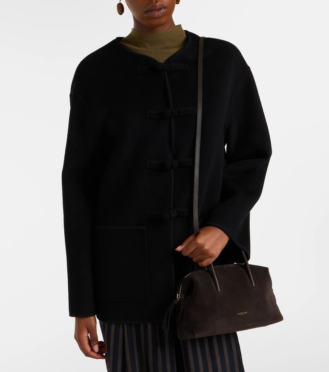 DeMellier - Stockholm Small suede top-handle bag