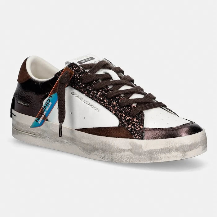 Crime London SK8 DELUXE маратонки дамски от кожа