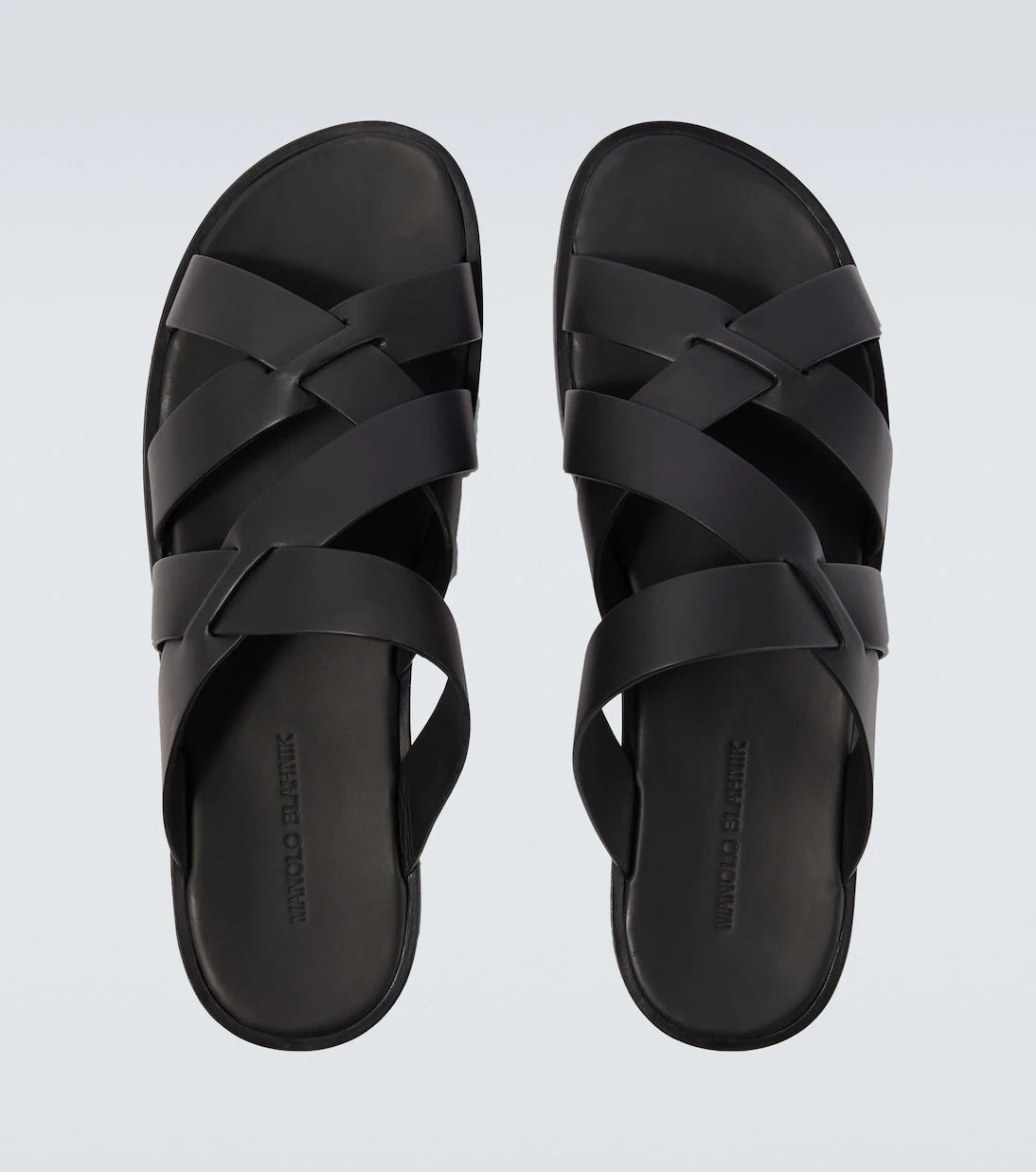 Manolo Blahnik - Marvin leather sandals